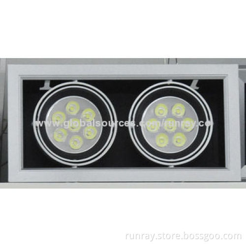 9W LED Downlight, 900lm, 85-265V AC or 12-24V DC, Bridgelux/Epistar/EpiLEDs Chip, CE, ISO 9001 Mark